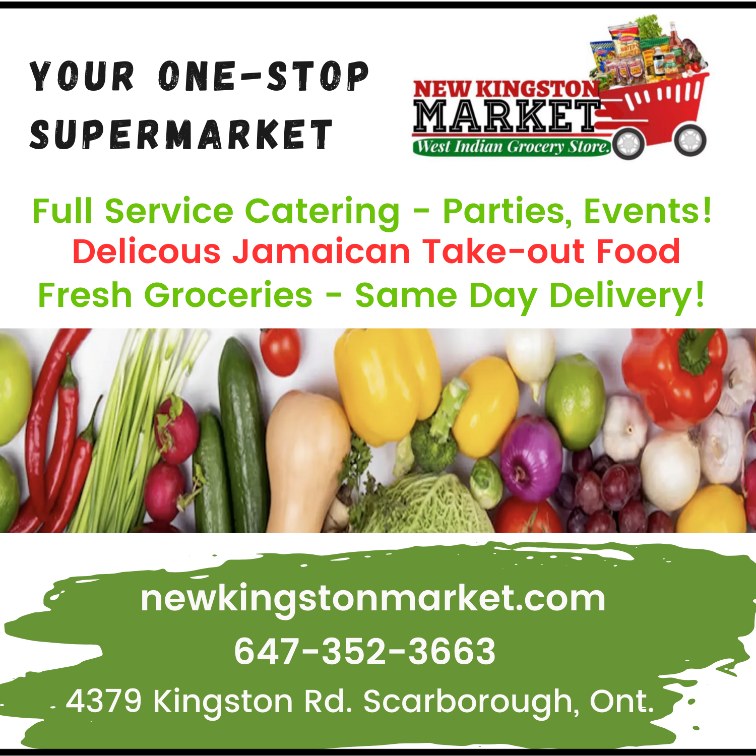 New Kingston Market - West indian Grocey Store