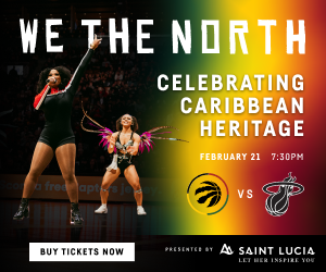 3rd Annual Raptors Caribbean Heritage Night February 21st – Scotiabank Arena